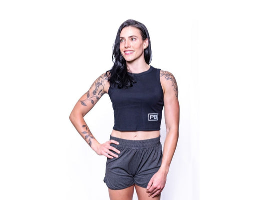 Women's Crop Muscle Tank